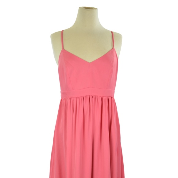 J. Crew Drapey Spaghetti-Strap Dress in Bright